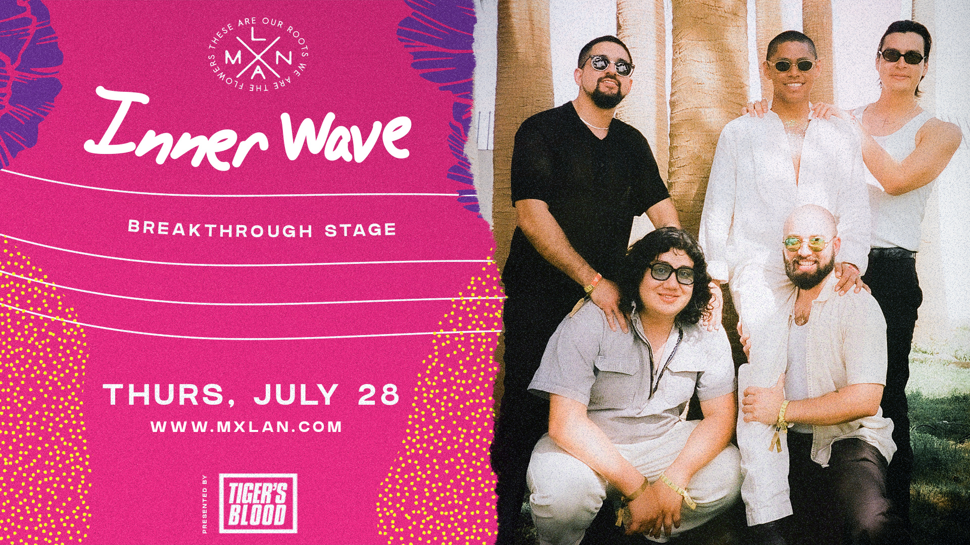 mxlan festival inner wave mcallen latino latinx music arts best fesitval in texas acl south by south west coachella rio grande valley south padre island brownsville indie best latino festival in us breakthrough stage